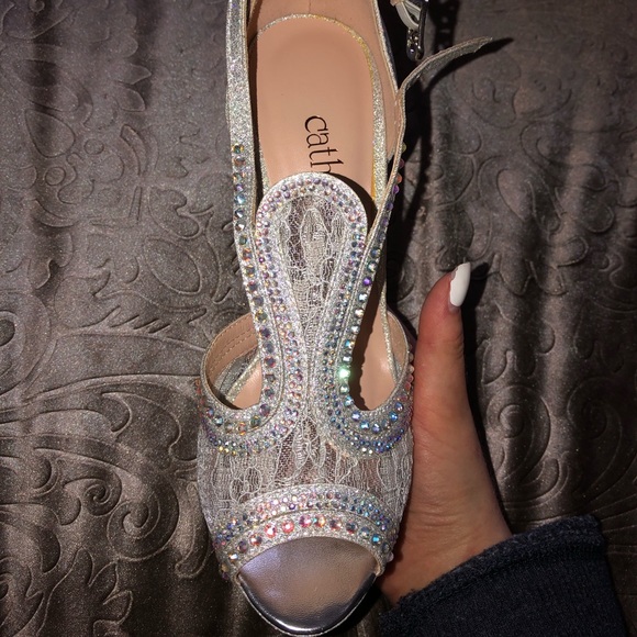 Cathy Jean Sliver heels - Picture 5 of 5